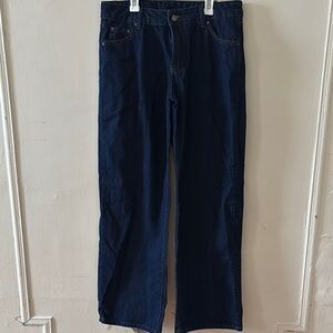 Classic Blue Straight-Leg Jeans